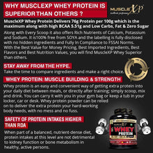 Carregar imagem no visualizador da galeria, MuscleXP 100% Whey Protein - 2Kg (4.4 lbs), Double Rich Chocolate - The New Whey Standards
